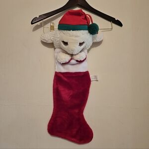 Lamb Chop 1989 Shari Lewis 3D Christmas Stocking Vintage Rare
